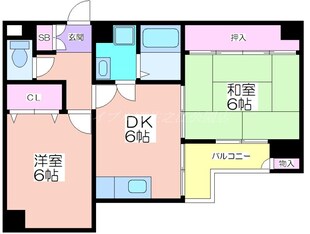 シャルマン清水の物件間取画像